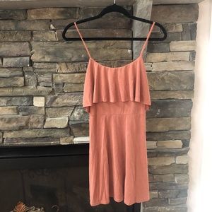 Never worn  blush  color mini dress.
